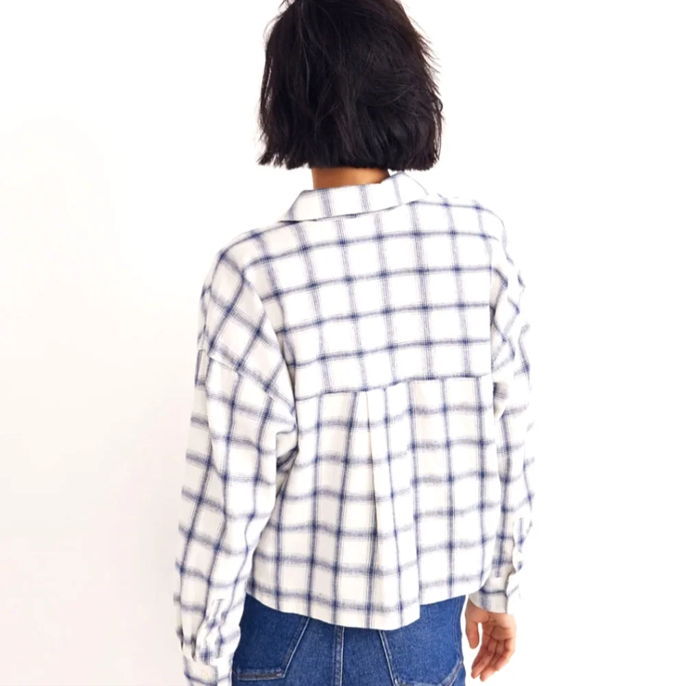 MADEWELL Flannel Crop (W 1X) - Picture 2 of 9